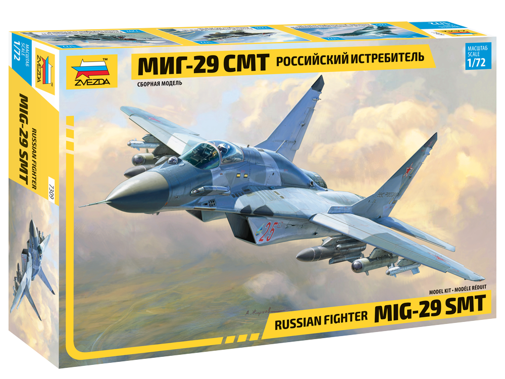 Модель для склеивания ZVEZDA 7309 Самолет МиГ-29 СМТ