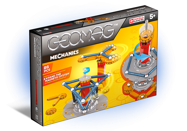 Магнитный конструктор GEOMAG 721 Mechanics 86 деталей