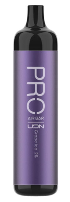Одноразовый UDN Air Bar Pro Suorin Grape Ice (Виноград/Лёд) Pod / 3500 затяжек 500 mAh