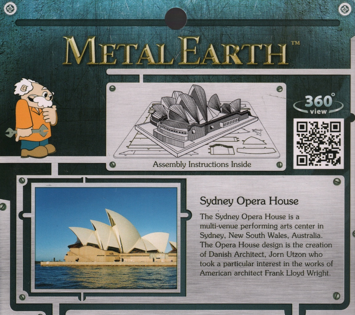 Сборная металлическая модель METALWORKS MMS053 Сиднейский оперный театр