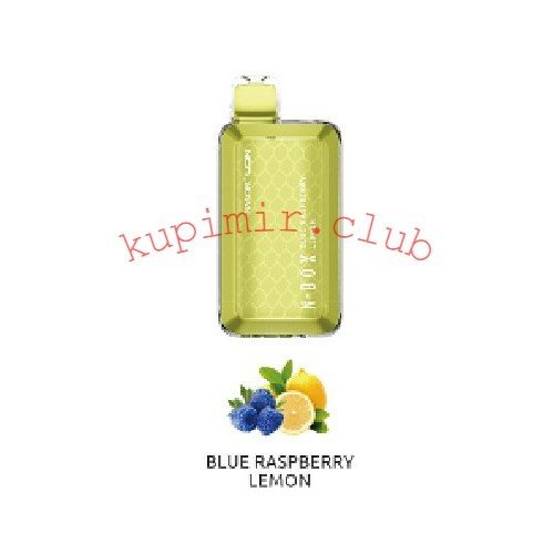 Одноразовый UDN&SMOK N-BOX Blue Raspberry Lemon (Синяя малина/Лимон) Pod / 3500 затяжек 1200 mAh