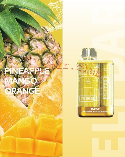Одноразовый Elf bar TE5000 Pineapple Mango Orange (Ананас/Манго/Апельсин) Pod / 5000 затяжек 550 mAh