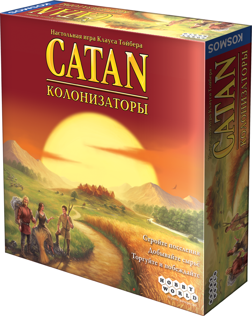 Настольная игра HOBBY WORLD 1576 Колонизаторы (4-е рус. изд.)