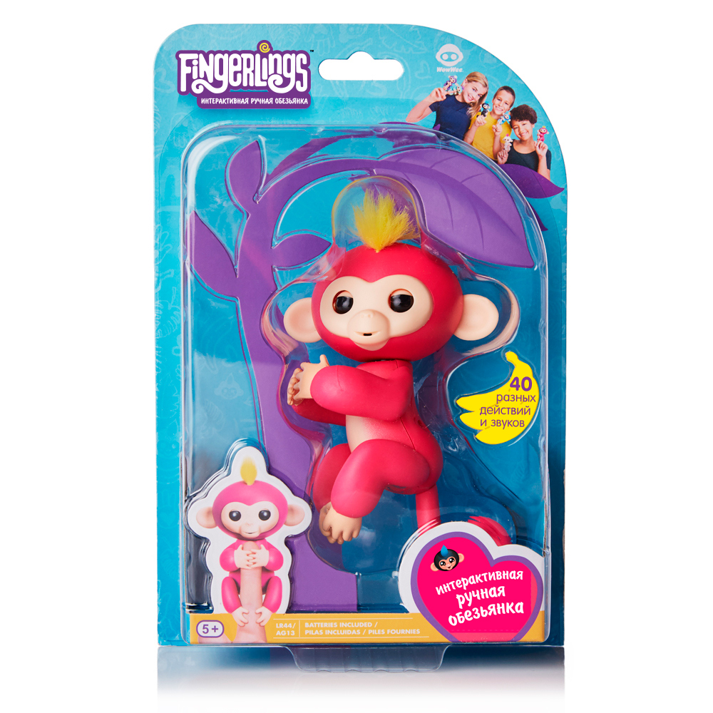 Интерактивная игра FINGERLINGS 3705A Обезьянка Белла - купить в  магазин-складе электронных сигарет Vape.Academy - отправка для самовывоза в  магазины по Балашиху и России