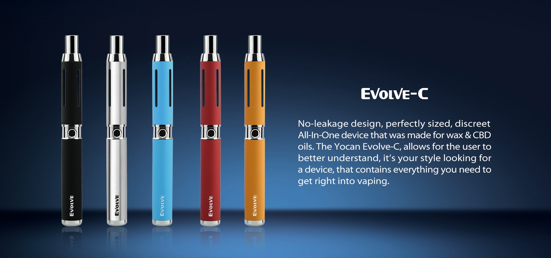 Электронная сигарета Yocan Evolve-C Pen - купить в магазин-складе электронных  сигарет Vape.Academy - отправка для самовывоза в магазины по Краснодару и  России