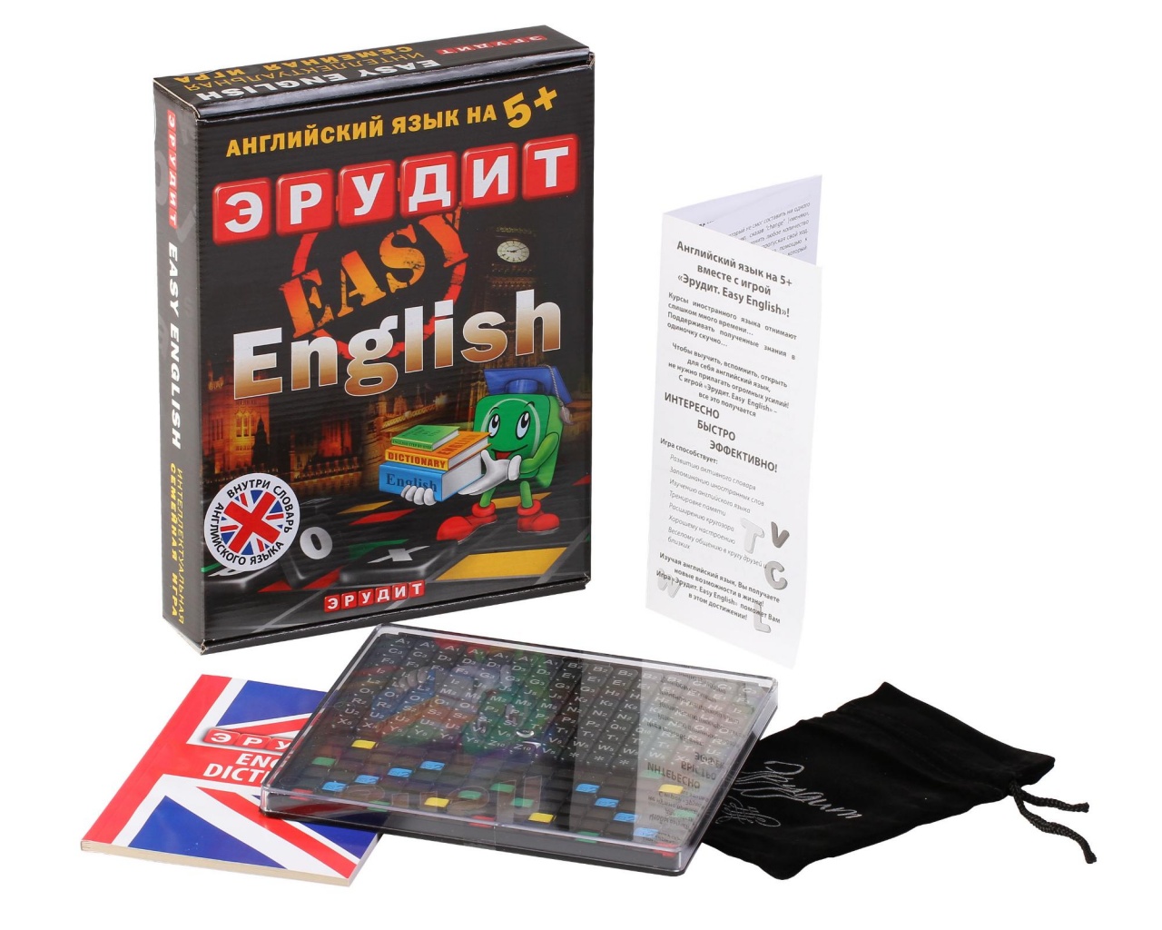 Настольная игра БИПЛАНТ 10007 Эрудит easy english-подарочный - купить в  магазин-складе электронных сигарет Vape.Academy - отправка для самовывоза в  магазины по Москве и России