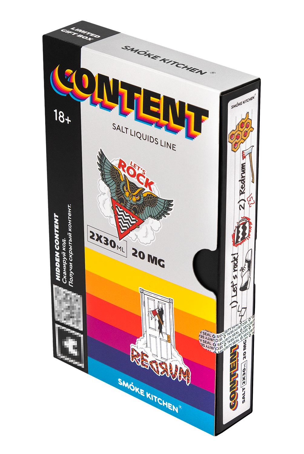 Content Box Part 1 (“Damn good e-juice!”) / Content Salt / Smoke Kitchen