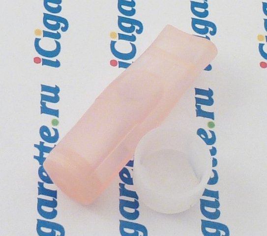 #3013-S Картридж eGo-T/eGo-C Type B Pink, прозрачный, силиконовая крышка