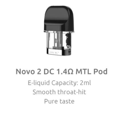 Картридж SMOK Novo 2 DC MTL 1.4 ohm POD Cartridge