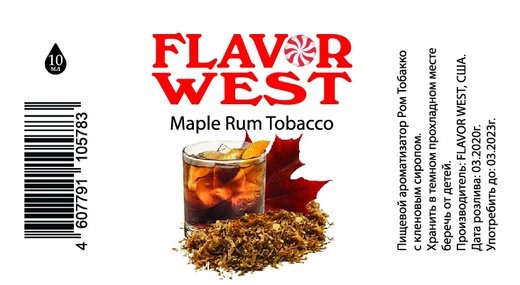 Maple Rum Tobacco (Ром Т. с кленовым сиропом) / Flavor West