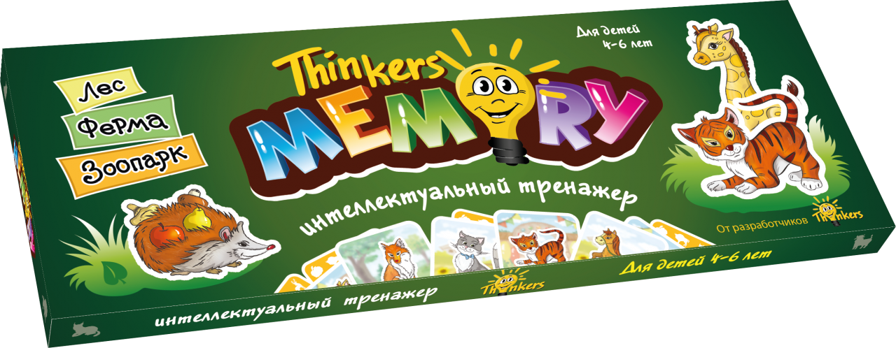 Развивающая игра THINKERS 10401 4-6 лет Memory
