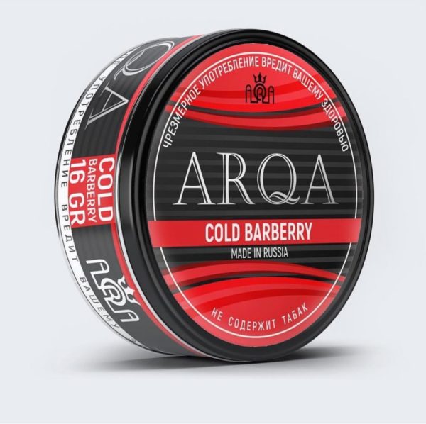 ARQA Black Cold Barberry (Барбарис) / Снюс ARQA Бестабачный