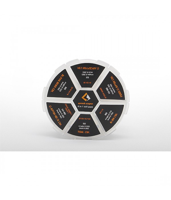 Комплект готовых спиралей (койлов) Geekvape 6 In 1 Coil Pack