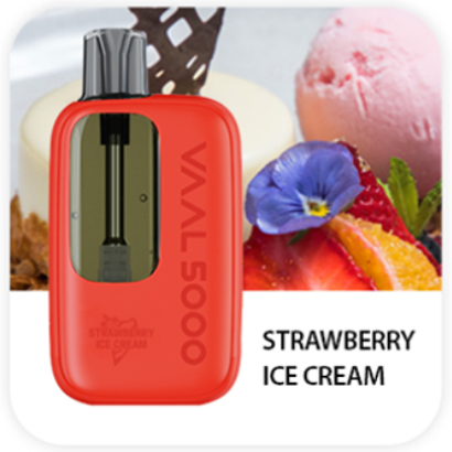Одноразовый Joyetech VAAL 5000 Strawberry Ice Cream (Клубничное мороженое) / 5000 затяжек 570 mAh