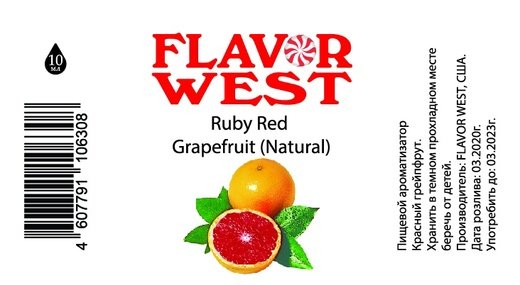 Ruby Red Grapefruit (Natural) (Красный грейпфрут) / Flavor West