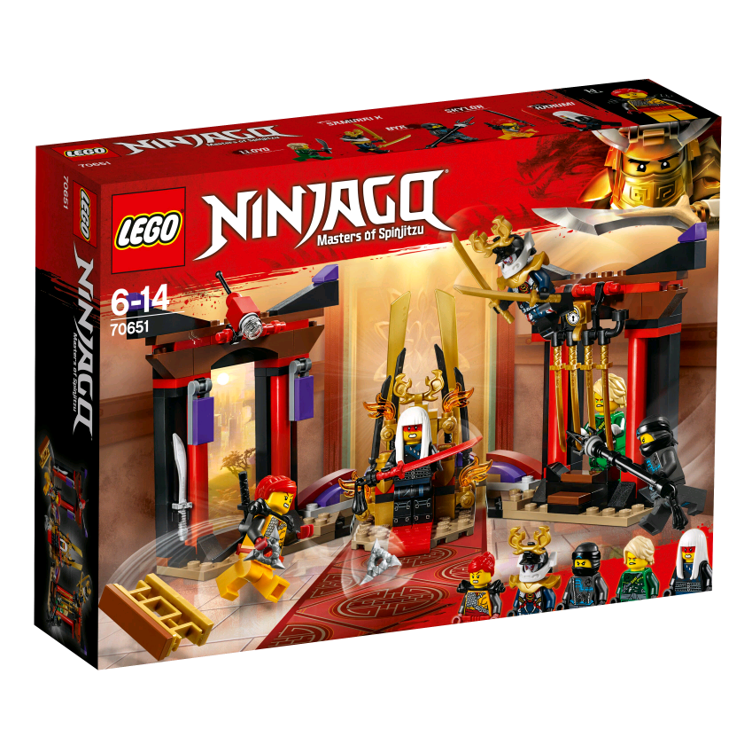 Конструктор LEGO 70651 Ninjago Решающий бой в тронном зале