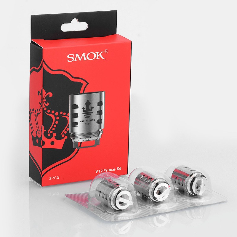 Сменный испаритель SMOKTech SMOK V12 Prince-X6 Sextuple Coil 0.15 Ом (1 шт)