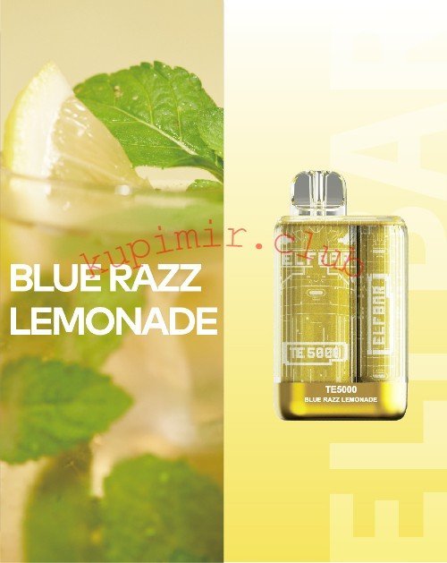Одноразовый Elf bar TE5000 Blue Razz Lemonade (Синяя малина/Лимонад) Pod / 5000 затяжек 550 mAh