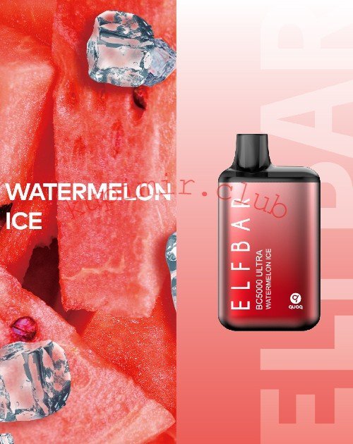 Одноразовый Elf bar BC5000 Ultra Watermelon Ice (Арбуз/Лёд) Pod / 5000 затяжек 650 mAh
