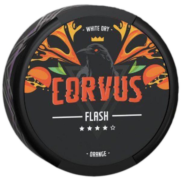 Corvus Flash Orange (Апельсин) / Снюс Corvus Бестабачный