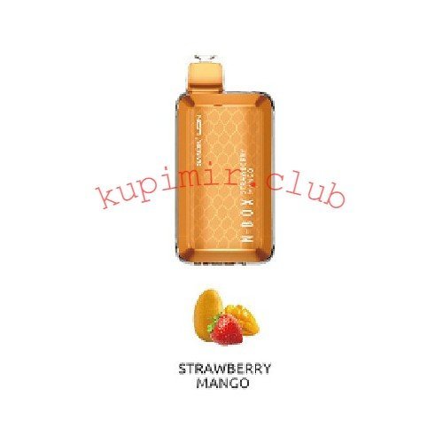 Одноразовый UDN&SMOK N-BOX Strawberry Mango (Клубника/Манго) Pod / 3500 затяжек 1200 mAh