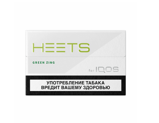 Tobacco Sticks HEETS Green Zing (pack)