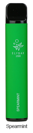 Одноразовый Elf Bar Spearmint (Мята) Pod / 1500 затяжек 850 mAh