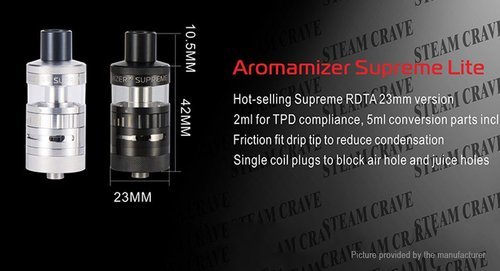 Атомайзер Steam Crave Aromamizer Supreme Lite RDTA 2 / 5 мл