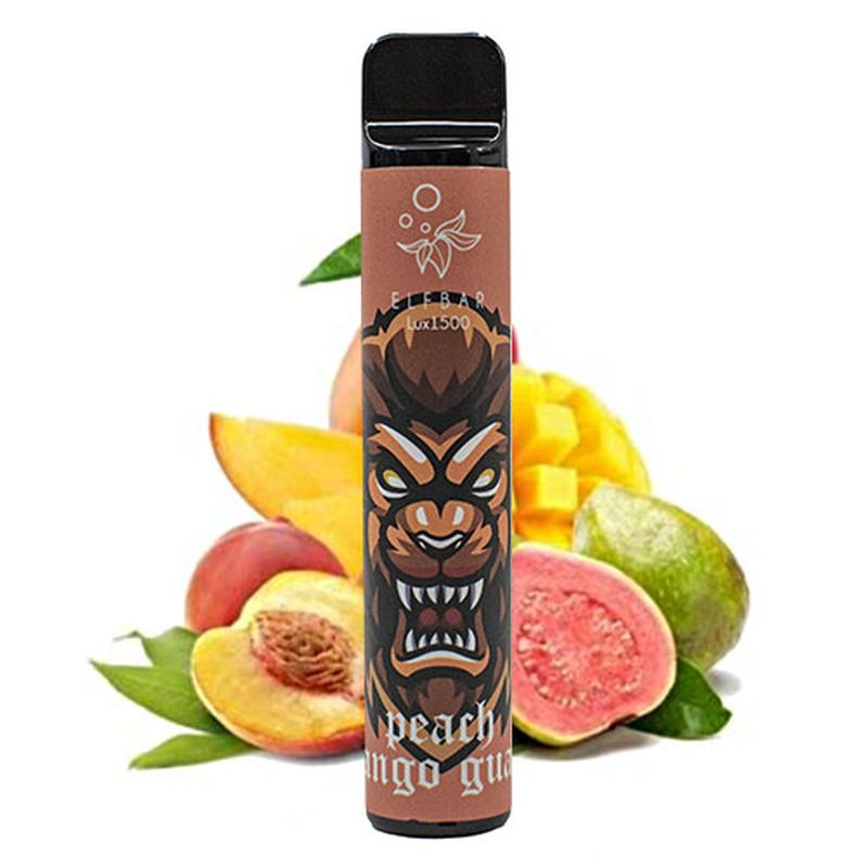 Одноразовый Elf Bar Lux Peach/Mango/Guava (Персик/Манго/Гуава) Pod / 1500 затяжек 850 mAh