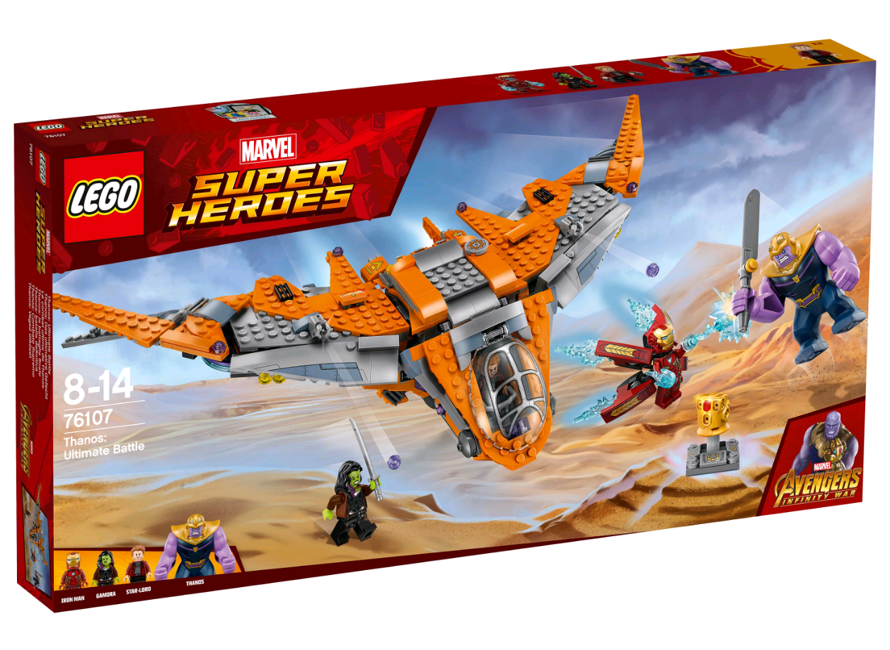 Конструктор LEGO 76107 Super Heroes Танос: последняя битва