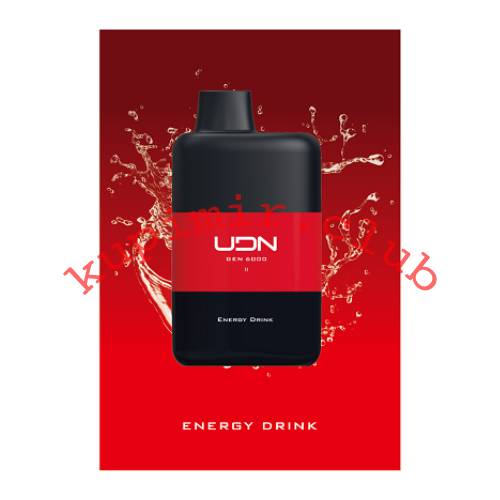 Одноразовый UDN GEN 6000 II Energy Drink (Энергетик) Pod / 6000 затяжек 650 mAh