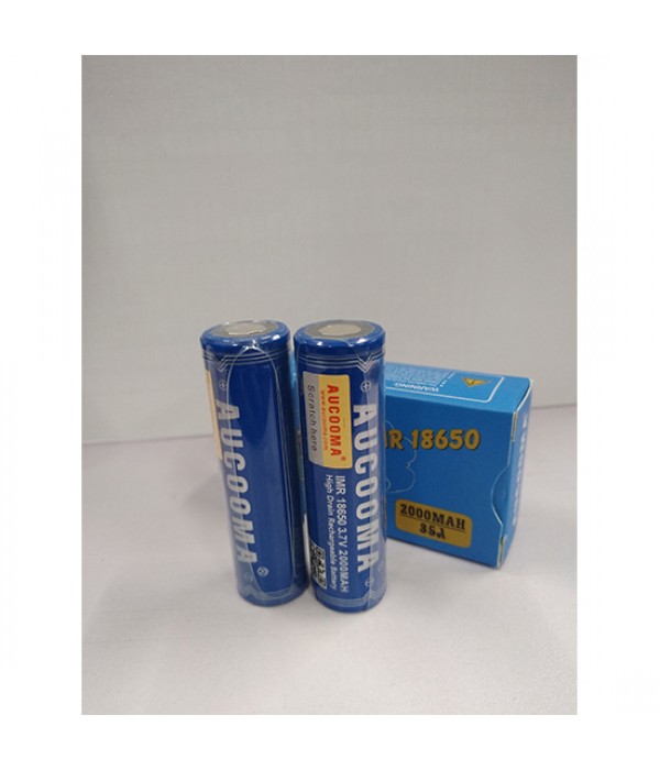 Аккумулятор Aucooma 2000mAh IMR 18650 40A LiMn Battery (2 шт)