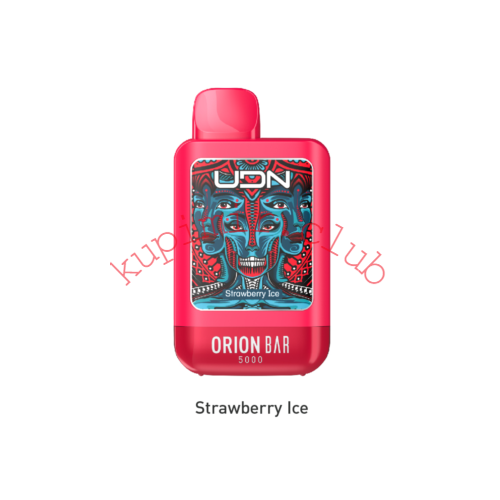 Одноразовый UDN Orion Bar 5000 Strawberry Ice (Клубника/Лёд) Pod / 5000 затяжек 650 mAh