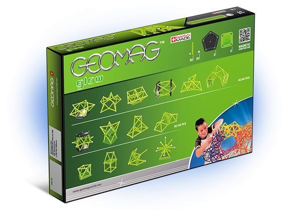 Магнитный конструктор GEOMAG 336 Glow 64 детали