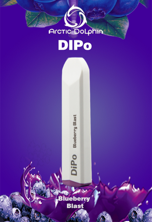 Одноразовая электронная сигарета Arctic Dolphin Dipo Blueberry Blust