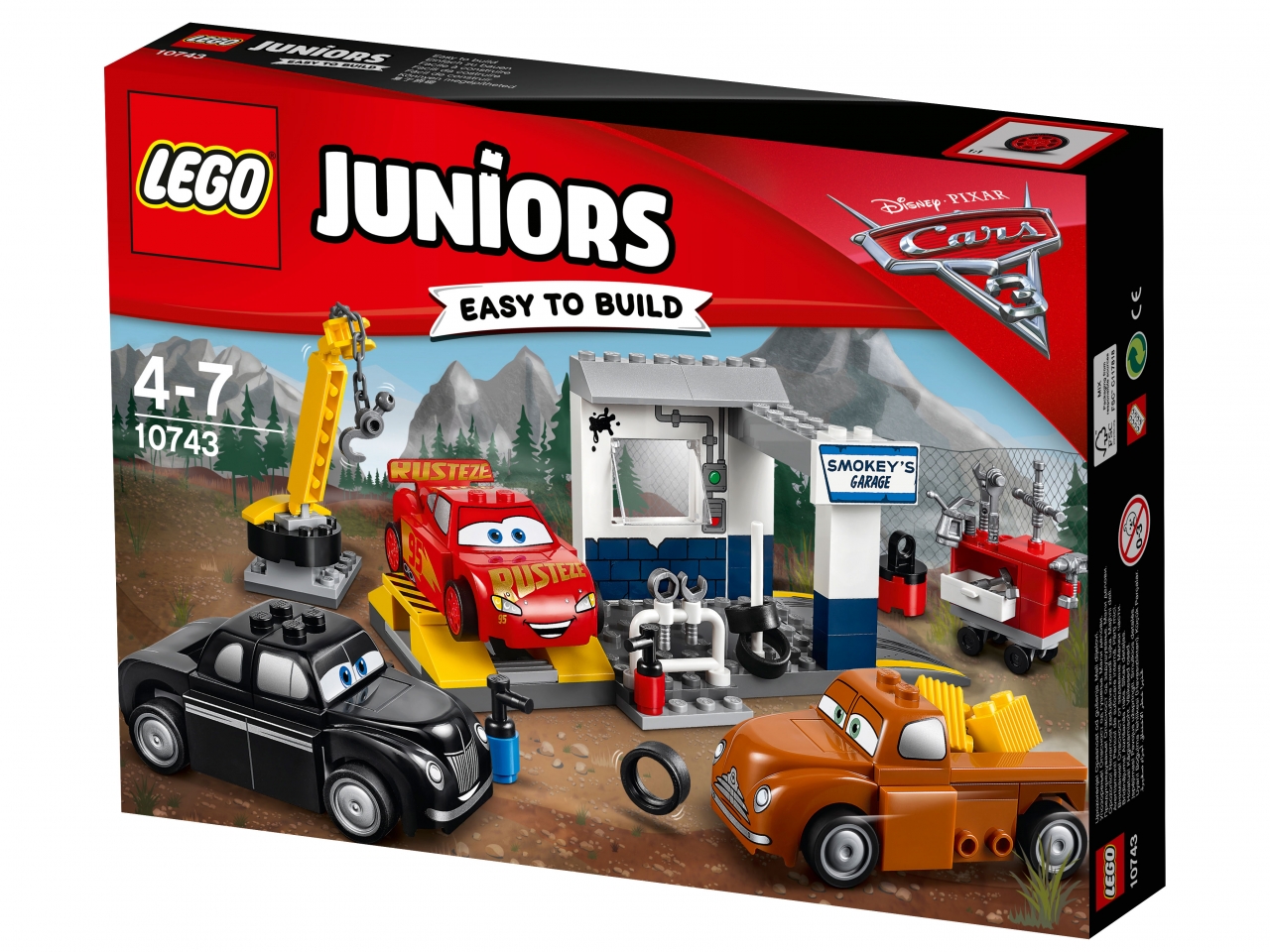 Конструктор LEGO 10743 Juniors Гараж Смоуки - купить в магазин-складе  электронных сигарет Vape.Academy - отправка для самовывоза в магазины по  Архангельску и России