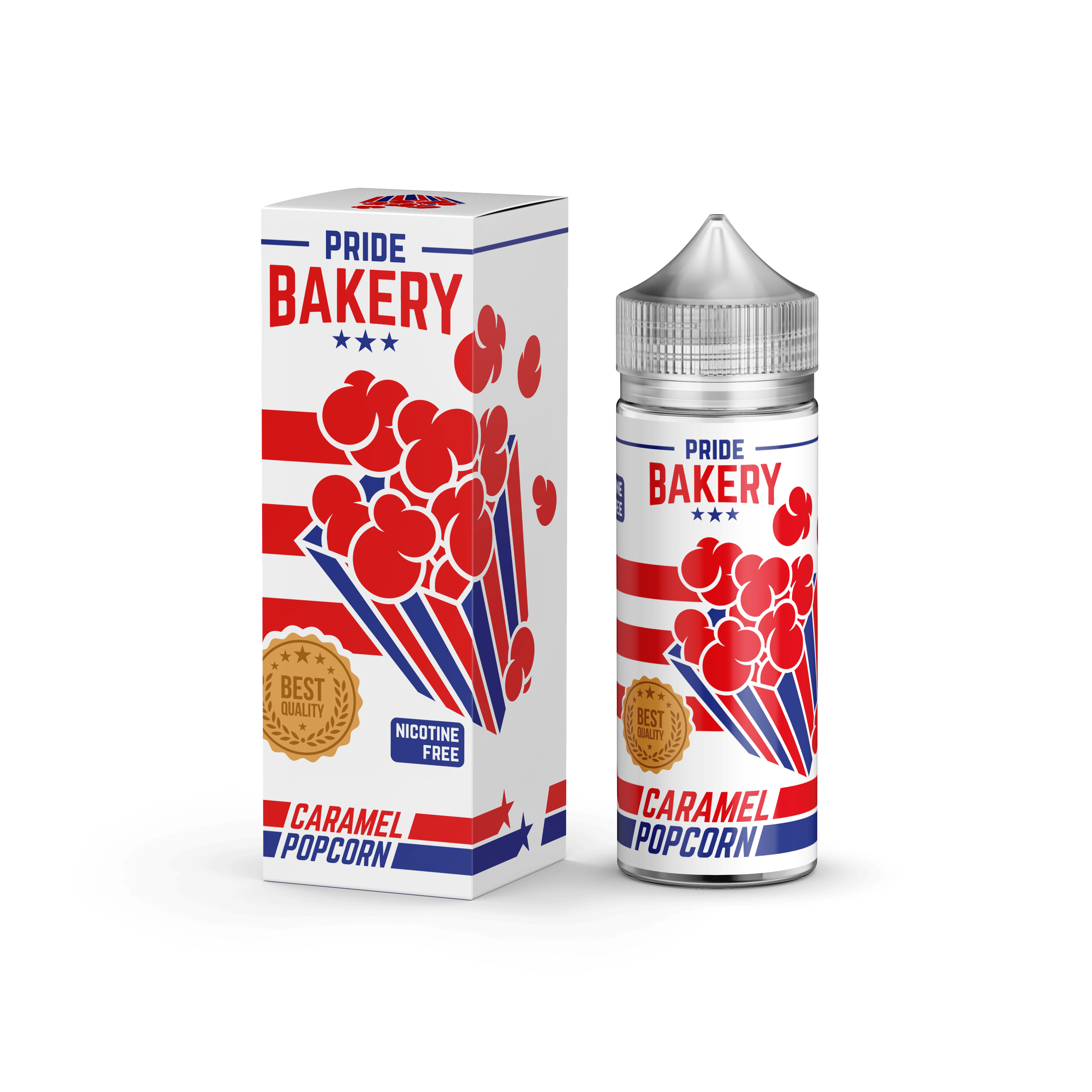 Жидкость Caramel Popcorn (Карамельный попкорн) / Pride Bakery / PRIDE VAPE  - Кондитеские вкусы - Жидкости - магазин электронных сигарет Vape.Academy -  отправка для самовывоза в магазины по Кемерово и России