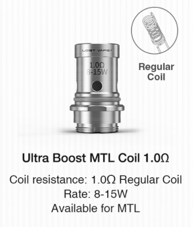 Replacement Lost Vape ltra Boost V2 MTL 1.0ohm