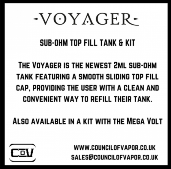 Атомайзер Council of Vapor Voyager Sub-Ohm Tank