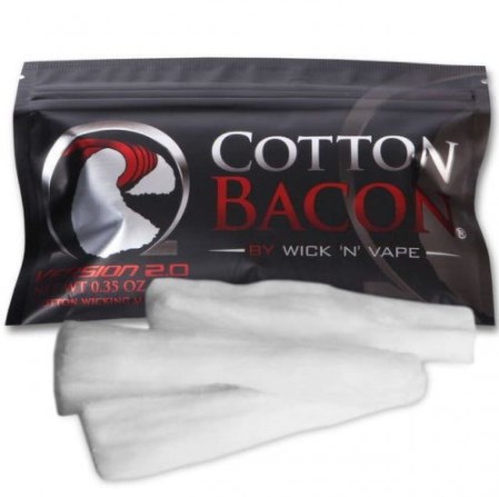 Хлопок Wick 'N' Vape Cotton Bacon V2