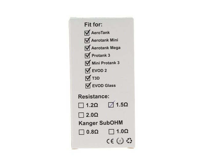 Сменный испаритель KangerTech Dual Coil Unit 1,5 Ом (1 шт)