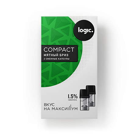 Капсулы Logic Compact Мятный бриз / 1,6 мл
