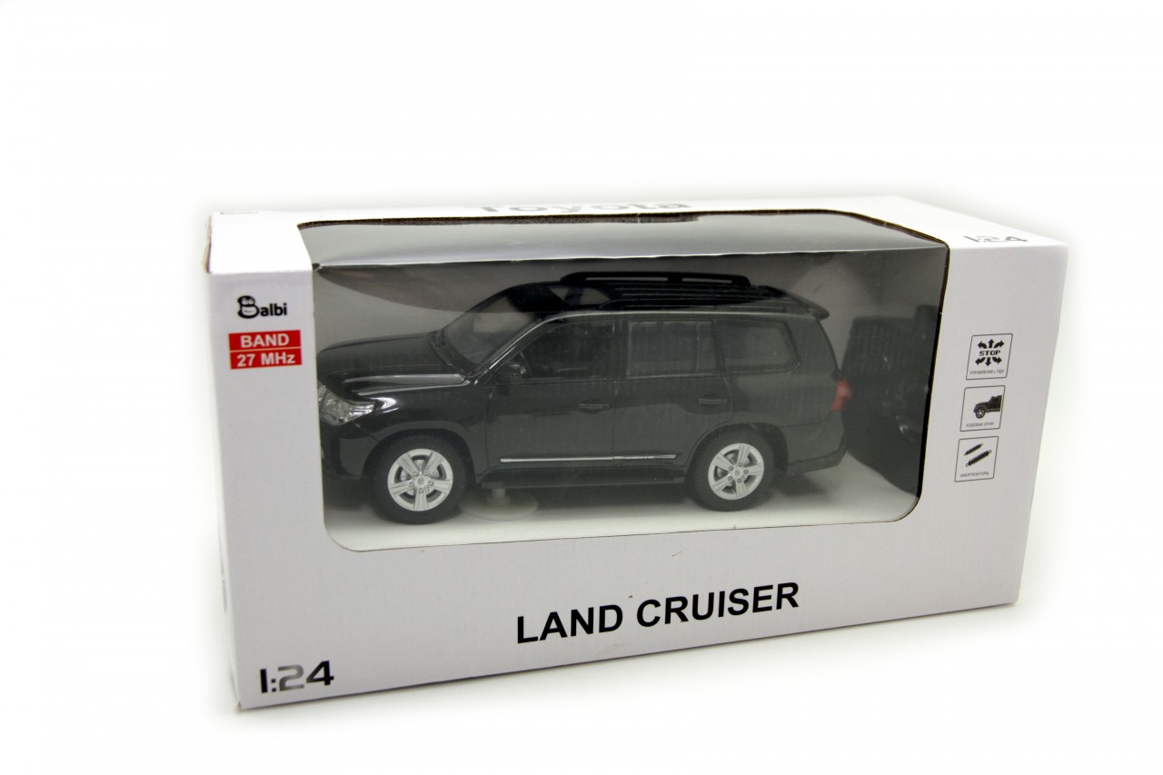 Машина на ру BALBI HQ20133 Toyota land cruiser 1:24 черный