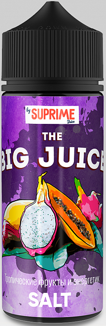 Тропические фрукты и энергетик (гуарана и яблоко с холодком) / Big Juice Salt / Suprime