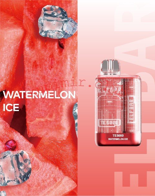 Одноразовый Elf bar TE5000 Watermelon Ice (Арбуз/Лёд) Pod / 5000 затяжек 550 mAh