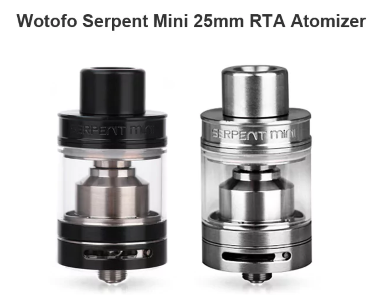 Мини баки. Дрипка бак Serpent Mini. Атомайзер Serpent Mini RTA. Серпент мини 25. Wotofo Serpent Mini.