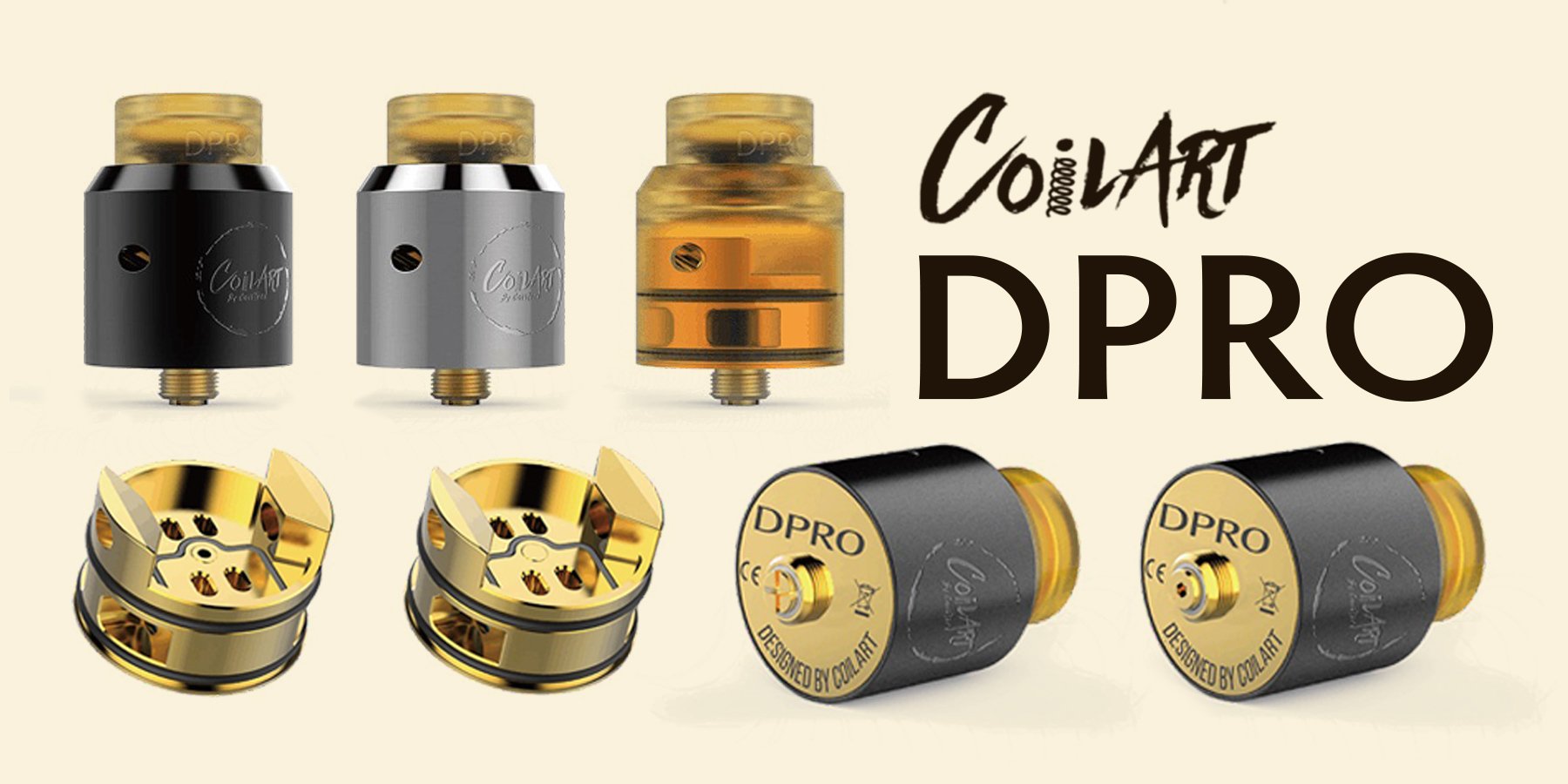 Дрипка CoilArt DPRO RDA - купить в магазине электронных сигарет  Vape.Academy - отправка для самовывоза в магазины по Москве и России