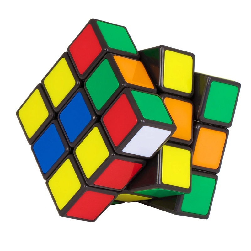 Головоломка РУБИКС КР5026 Кубик Рубика 3х3 без наклеек, мягкий механизм