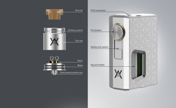 Набор Geekvape Athena Squonker Box Kit с BF RDA