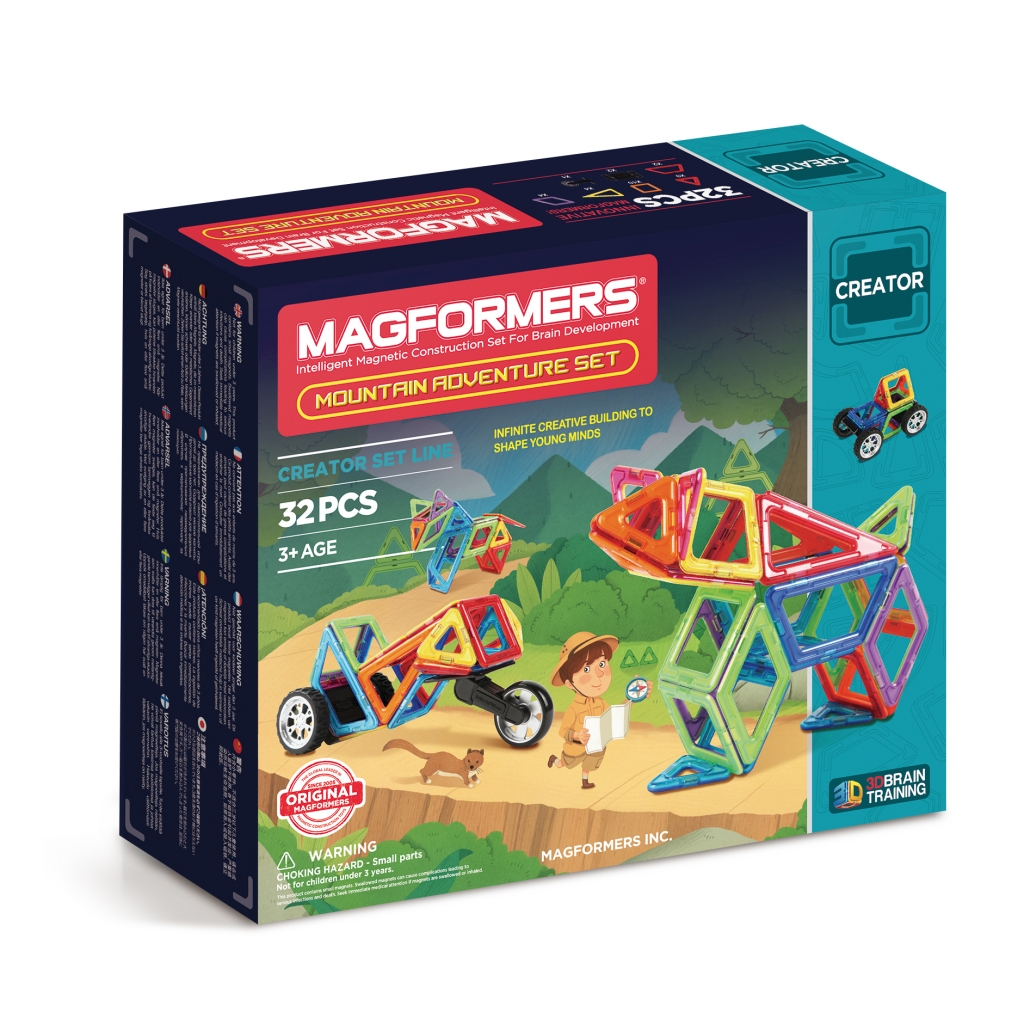 Магнитный конструктор MAGFORMERS 703011 Adventure Mountain 32 set